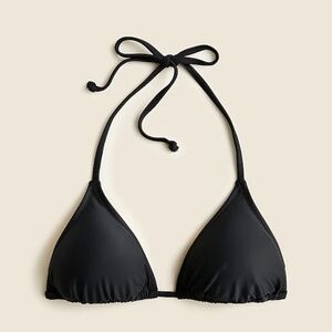 J. Crew Heritage Bikini Top in black, size XXL NWT